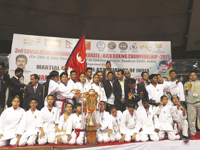 अन्तर्राष्ट्रिय कराँते तथा किकबक्सिङमा नेपाल च्याम्पियन