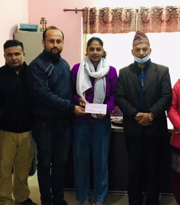  डा. नम्रता चौधरीद्वारा रुपन्देही क्याम्पसमा छात्रवृति अक्षयकोष स्थापना