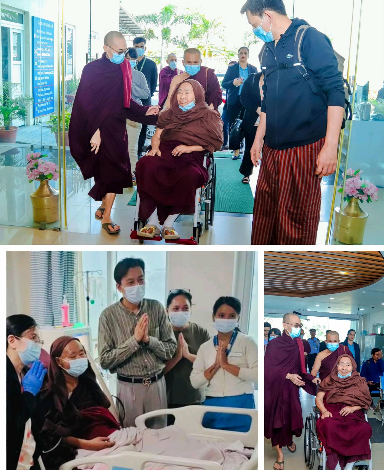 सिद्धार्थनगर सिटी हस्पिटलमा सफल डायलाइसिस लिएर ९२ वर्षीय म्यानमारी भिक्षु स्वदेश फर्किए